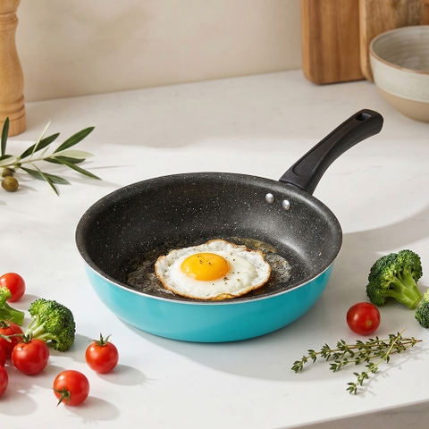 Chảo chống dính vân đá Elmich EL-5925BL