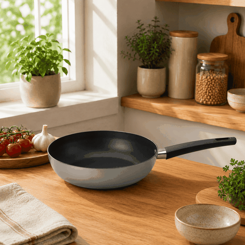 Chảo chống dính Elmich Basic EL-5952GR size 20, 24, 26, 28 cm