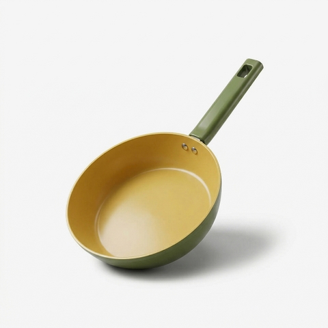 Chảo phủ sứ an toàn Elmich Olive EL-5965OV size 20, 24, 26, 28 cm