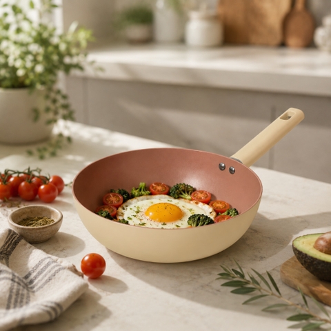 Chảo chống dính Ceramic Elmich EL5980 size 28cm