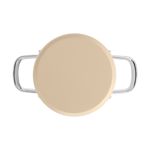 Bộ nồi Ceramic Elmich Plus Mocha 16, 18, 20, 24, chảo 26cm