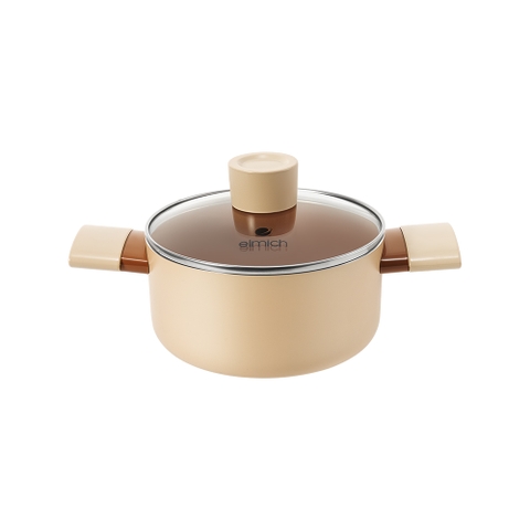 Bộ nồi chảo chống dính Elmich Daily size 18,20,24 chảo 20, 26cm