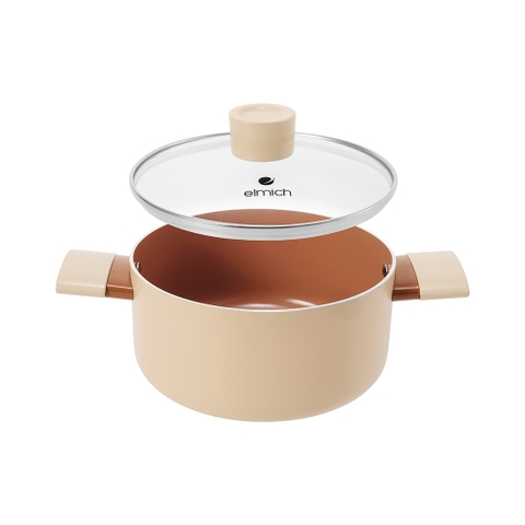 Bộ nồi chảo chống dính Elmich Daily size 18,20,24 chảo 20, 26cm
