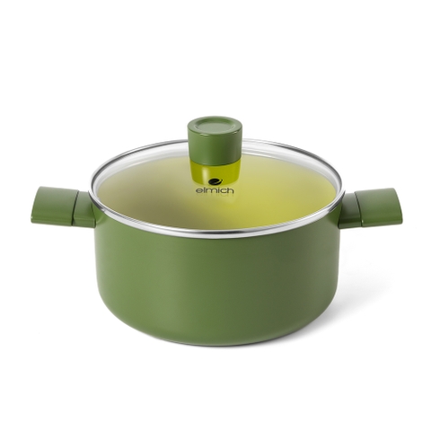 Bộ nồi chảo chống dính Elmich Daily size 18,20,24 chảo 20, 26cm