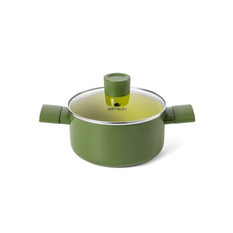 Bộ nồi chảo chống dính Elmich Daily size 18,20,24 chảo 20, 26cm