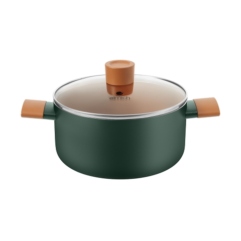 Bộ nồi chảo chống dính Elmich Daily size 18,20,24 chảo 20, 26cm
