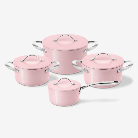Bộ nồi Ceramic Elmich Premium Zen Quánh 16cm, nồi 18, 20, 24cm