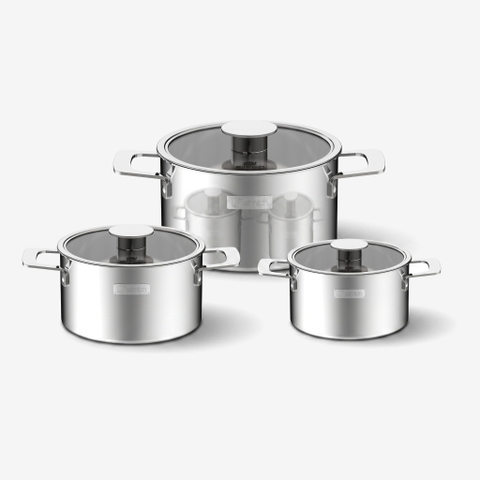 Bộ nồi Inox liền khối Elmich Hera EL8131IN size 18, 20, 26cm