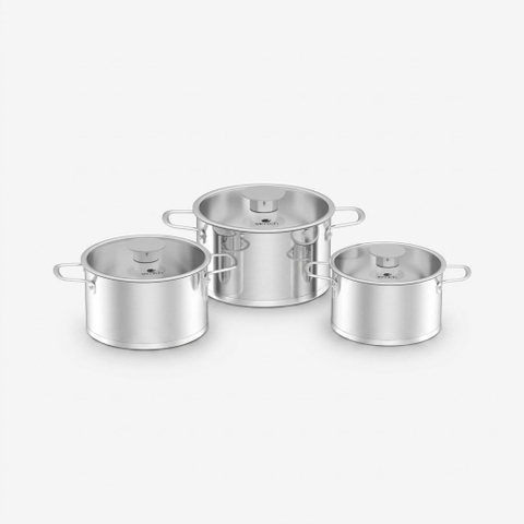Bộ nồi inox liền khối Elmich Hera EL-8266 size 16,18,22cm