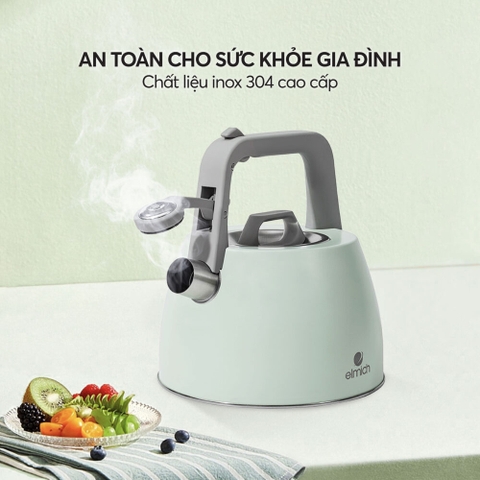 Ấm đun nước inox cao cấp Elmich 2.5L EL8279