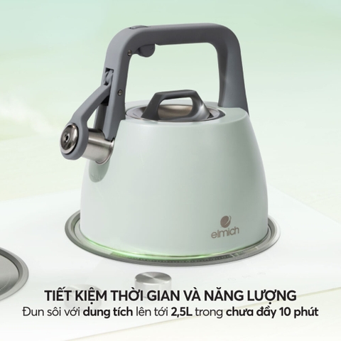 Ấm đun nước inox cao cấp Elmich 2.5L EL8279