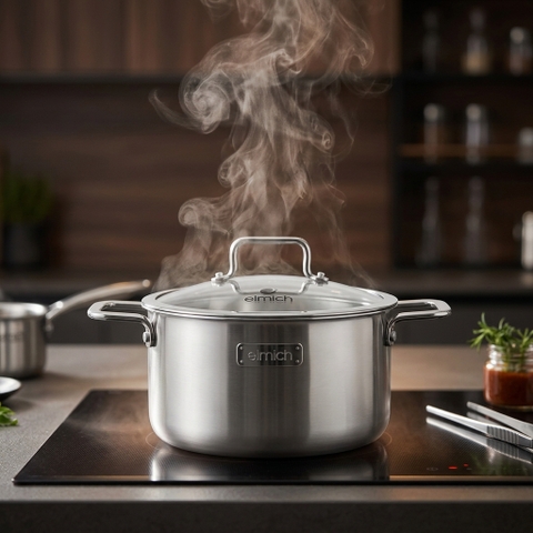 Nồi Inox 3 lớp đáy liền Elmich Trimax classic 2407OL size 20cm