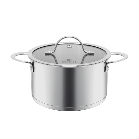 Bộ nồi Inox 304 Impact bonding EL-2480 Size 16, 20, 24cm