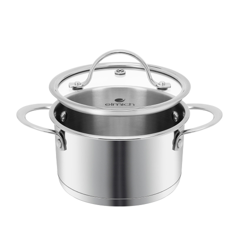 Bộ nồi Inox 304 Impact bonding EL-2480 Size 16, 20, 24cm