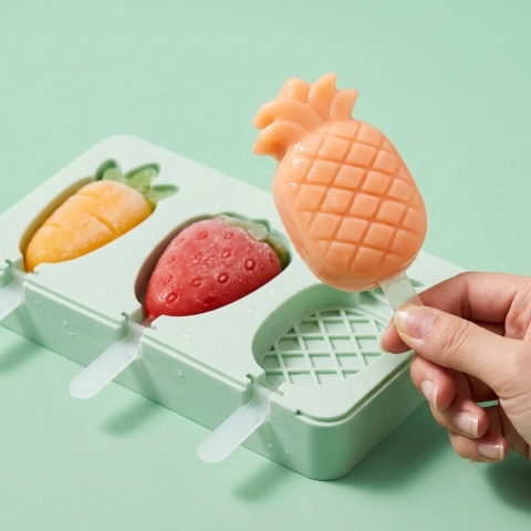 Khuôn kem platinum silicone trái cây Elmich Daily