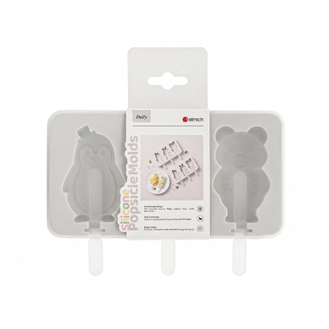 Khuôn kem platinum silicone hình thú Elmich Daily