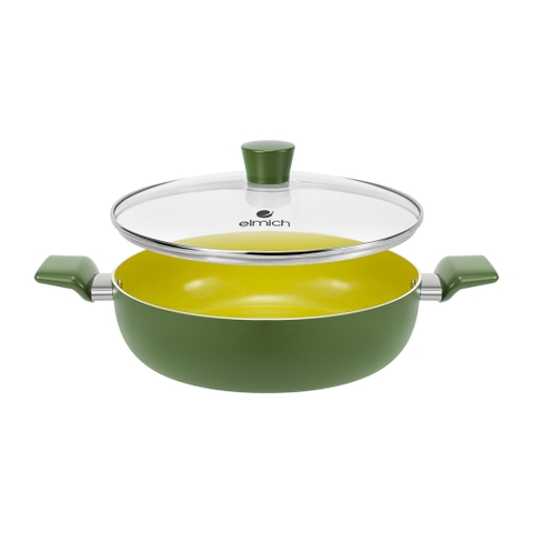 Nồi lẩu chống dính ceramic Elmich Daily Milan 28cm