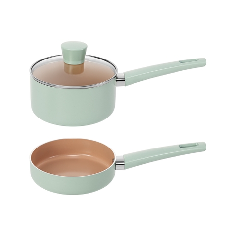 Bộ nồi chảo chống dính ceramic Elmich Core DA 16cm