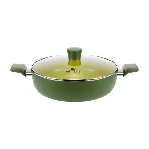 Nồi lẩu chống dính ceramic Elmich Daily Milan 28cm