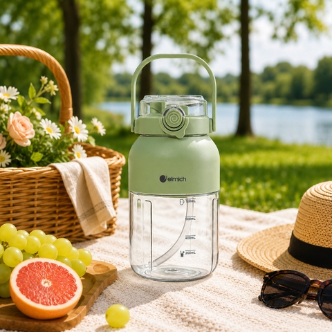 Máy xay sinh tố cầm tay chạy pin Elmich Daily BLE1560AG dung tích 1100ml