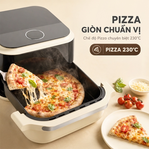 Nồi chiên không dầu Elmich Plus dung tích 5.5L