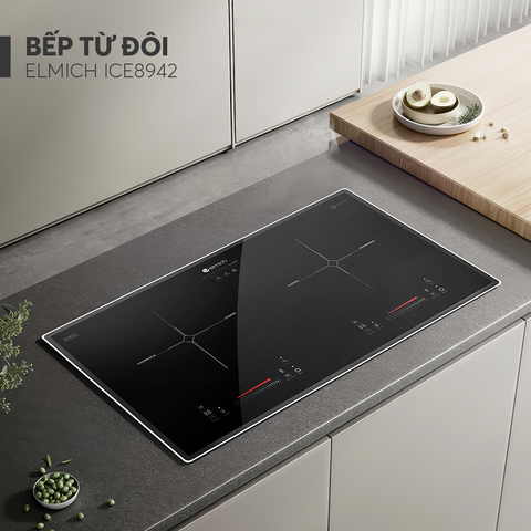 Bếp từ đôi Elmich ICE-8942