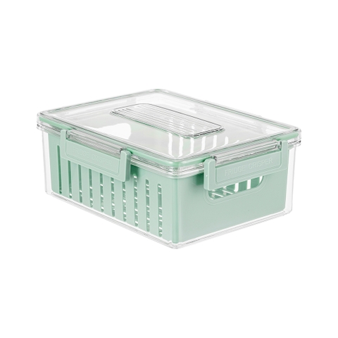 Bộ 3 hộp bảo quản thực phẩm kèm khay tách nước Elmich EL3124 dung tích 800ml-2200ml- 4300ml