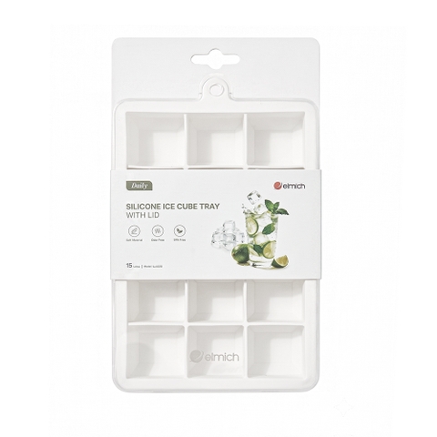 Khay làm đá silicone 15 ô Elmich Daily
