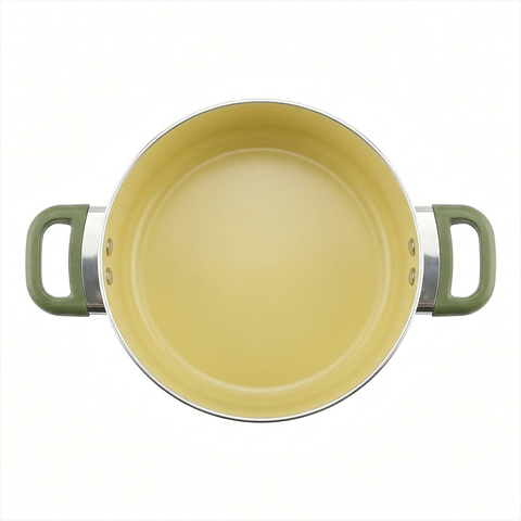 Bộ nồi chống dính ceramic Elmich Daily Olive EL5245OV01-18, 20, 24cm