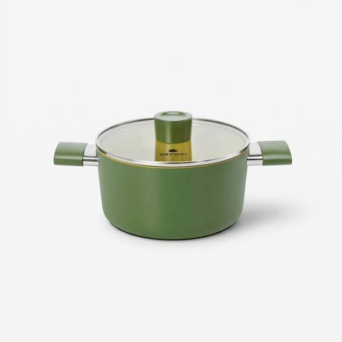 Nồi phủ sứ chống dính Elmich Olive Classic EL- 5532OV Size 18, 20 cm