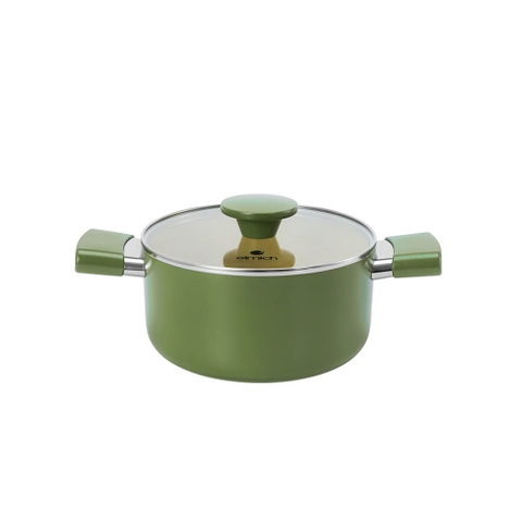 Nồi chống dính Ceramic Elmich Olive Classic EL 5533OV size 18cm,20cm