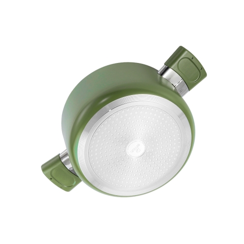 Nồi phủ sứ chống dính Ceramic Elmich Olive Classic EL5534OV size 18, 20cm