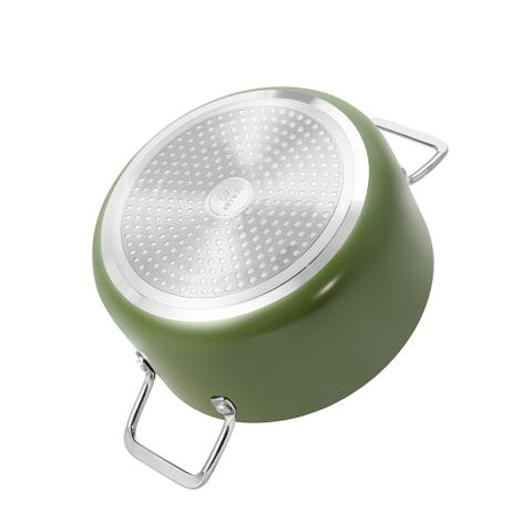 Nồi chống dính Ceramic Elmich Olive Classic EL 5535OV size 18,20cm