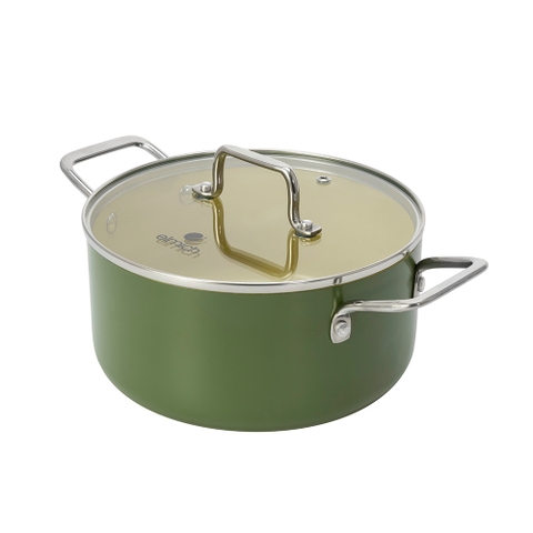 Nồi chống dính Ceramic Elmich Olive Classic EL 5535OV size 18,20cm