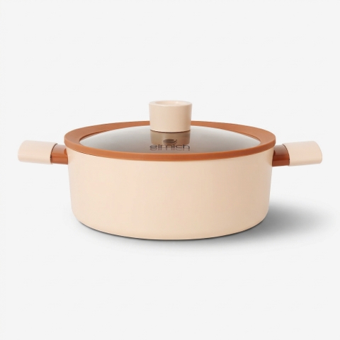 Nồi chống dính Ceramic Elmich Mocha EL5539MC 18, 20, 24cm