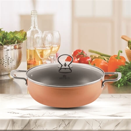 Nồi lẩu chống dính vân đá Smartcook Elmich size 26cm