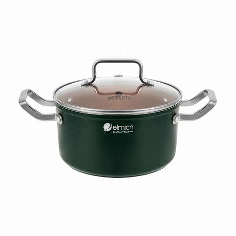 Bộ nồi ceramic Elmich Plus Harmony 16, 18, 20, 24cm