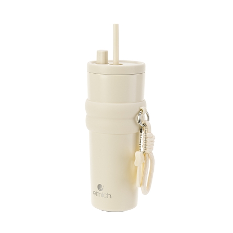 Cốc giữ nhiệt inox 316 Elmich phủ sứ EL1657AW dung tích 750ml
