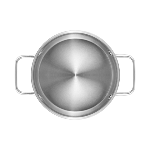 Bộ nồi chảo inox liền khối Elmich Daily Plovdi 16, 20, 24, chảo 24cm