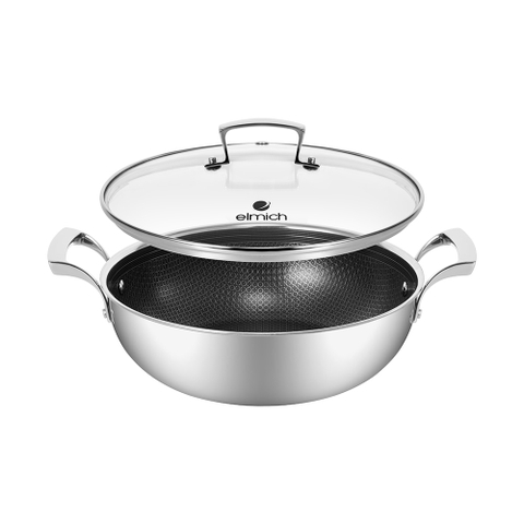 Nồi inox sâu lòng liền khối Elmich Premium Hybrid