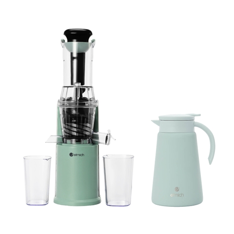 COMBO Máy ép chậm Elmich JEE-8723 & Bình giữ nhiệt gia đình  EL8356 dung tích 1L