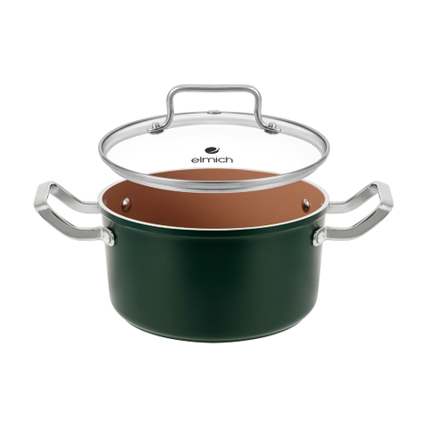 Bộ nồi ceramic Elmich Plus Harmony 16, 18, 20, 24cm