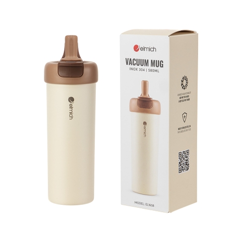 Cốc giữ nhiệt inox 304 Elmich EL1658 dung tích 580ml