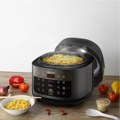 Nồi chiên không dầu kết hợp áp suất đa năng cao cấp Elmich AFE-1808