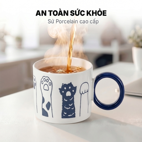 Cốc sứ Elmich Daily dung tích 410 ml EL4093