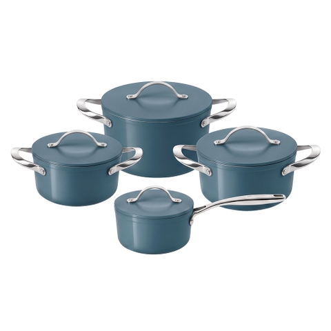 Bộ nồi Ceramic Elmich Premium Zen Quánh 16cm, nồi 18, 20, 24cm
