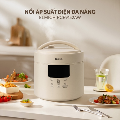 Nồi áp suất điện đa năng Elmich PCE9152AW dung tích 4L