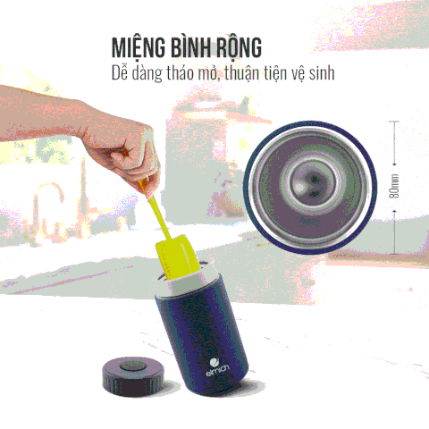 Bình giữ nhiệt inox 304 Elmich EL-8012OL dung tích 600ml