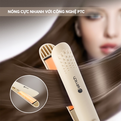 Máy là và tạo kiểu tóc Elmich HDE1302