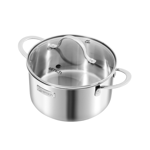 Bộ nồi inox liền khối Elmich EL2487IN01 Size 16,20,24cm